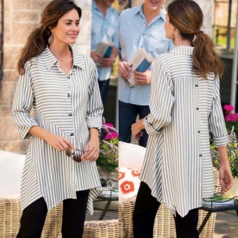 Soft Surroundings Standout Tunic Shirt size Medium